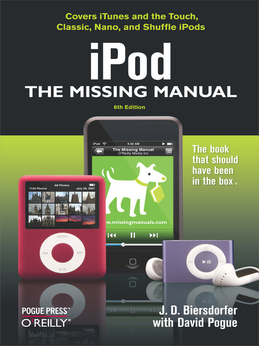 Title details for iPod:  the Missing Manual by J.D. Biersdorfer - Available